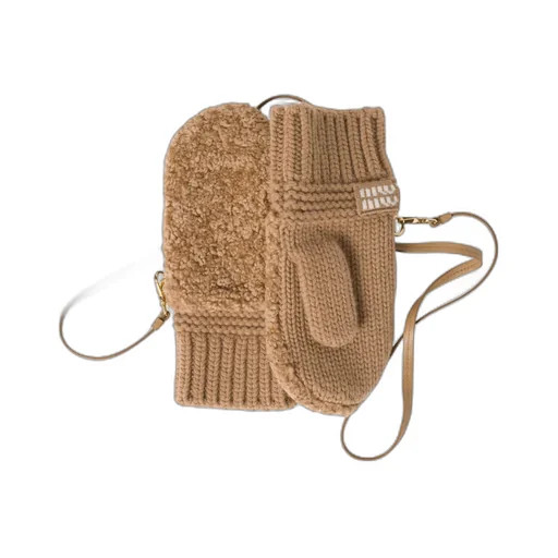 Miu Miu Knitted Blend Gloves