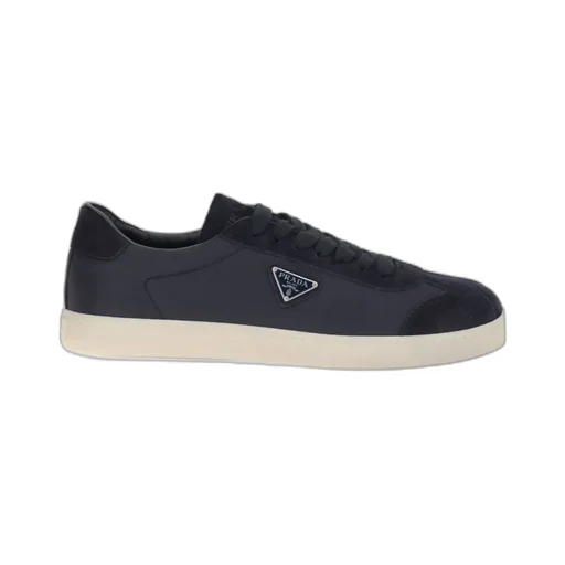 Prada Triangle-Logo Lace-Up Sneakers