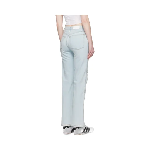 Blue High Rise Loose Jeans