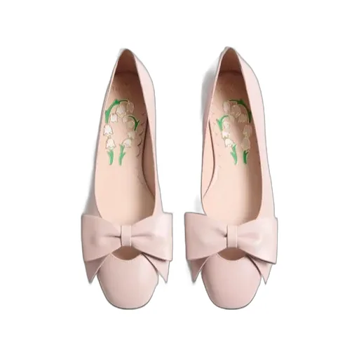 Bowow Leather Ballet Flats