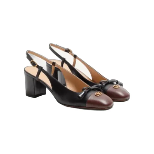 Valentino Bow Detailed Slingback Pumps
