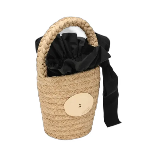 Straw Bucket Bag