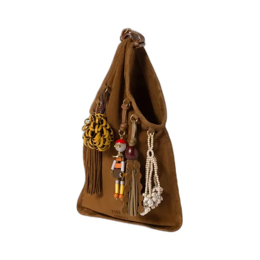 Suede Bag With Trick