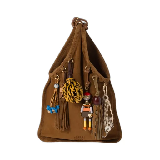 Suede Bag With Trick