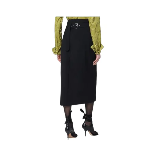 Wool And Mohair Midi Skirt