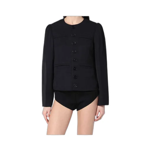Collarless Jacket