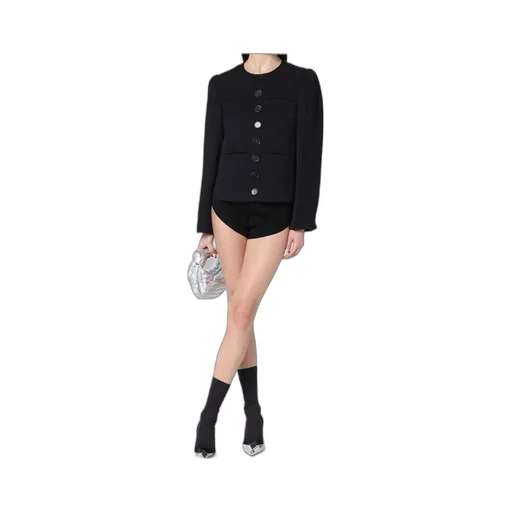Collarless Jacket