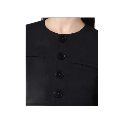 Collarless Jacket