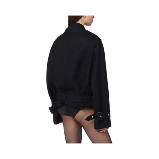 Quilted Waist Trench Coat