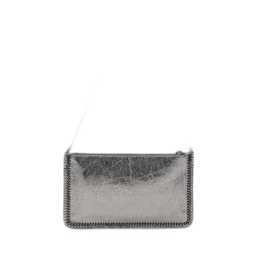 Stella Mccartney Falabella Metallic Clutch Bag