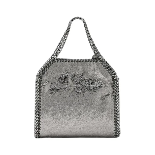 Falabella Mini Metallic Steel Grey Bag