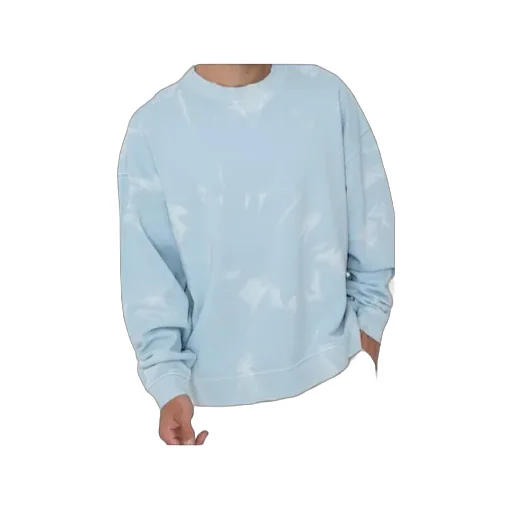 Nustroyos Tie-Dye Embroidered Sweatshirt