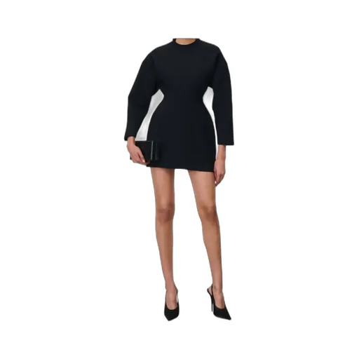 Round Neck Knitted Dress