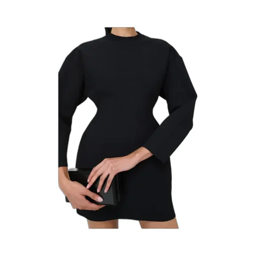 Round Neck Knitted Dress