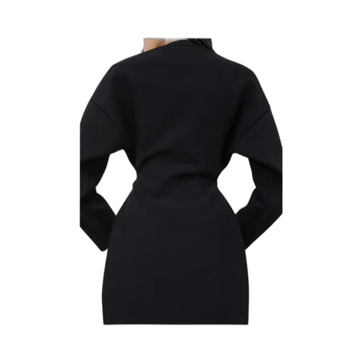 Round Neck Knitted Dress