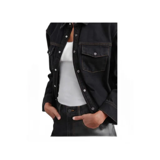 Denim Jacket With Chest Pockets