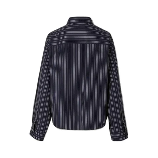 Pinstriped Long-Sleeved Shirt