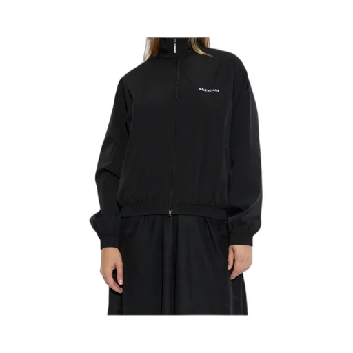Logo-Embroidered Elastic-Cuffed Jacket