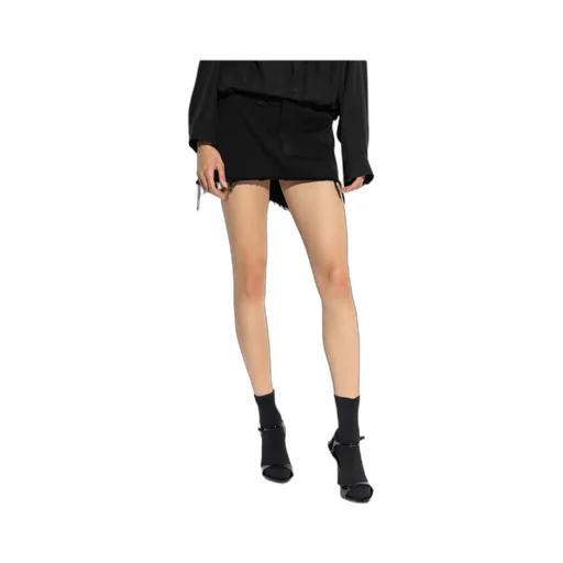 Distressed Mini Skirt