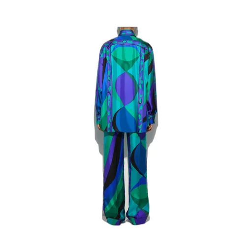 Pucci Pesci-Printed Long Sleeved Shirt