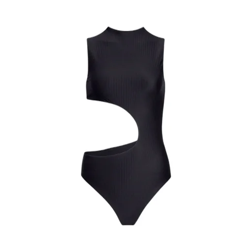 Sleeveless One Piece Swimsuit