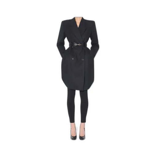 AlaÏA Round Double-Breasted Coat