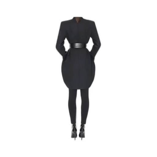 AlaÏA Round Double-Breasted Coat