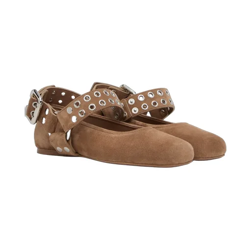 Alaa Biker Ballet Flats