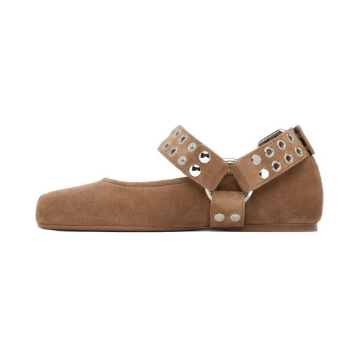 Alaa Biker Ballet Flats