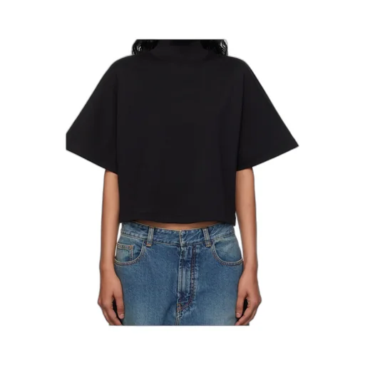 AlaÏA Ribbed High Neck T-Shirt