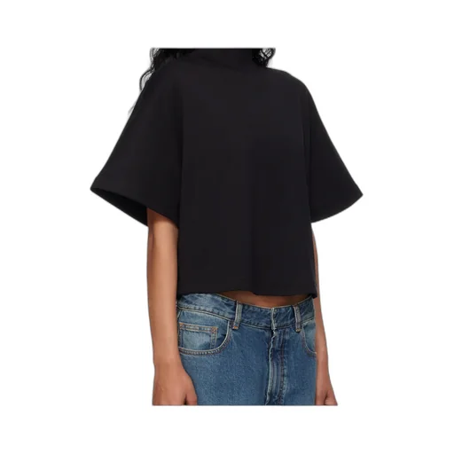AlaÏA Ribbed High Neck T-Shirt