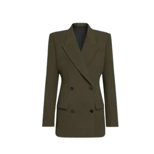 AlaÏA Double-Breasted Cinched Blazer