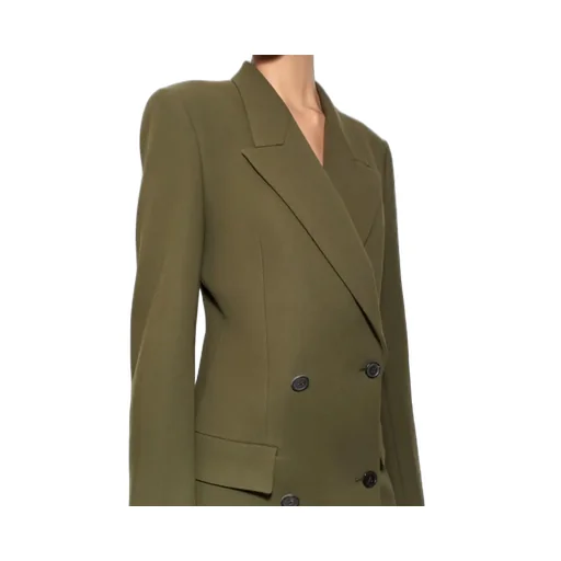 AlaÏA Double-Breasted Cinched Blazer