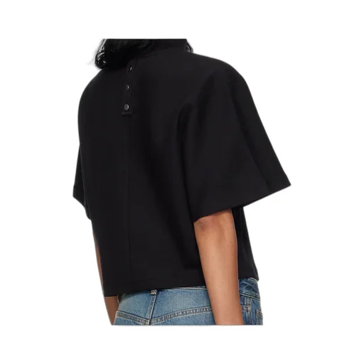 AlaÏA Ribbed High Neck T-Shirt