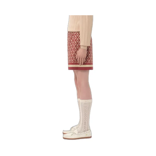 Valentino All-Over Geometric Printed Shorts