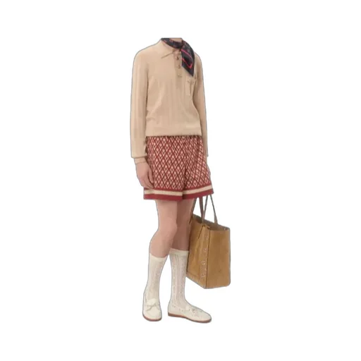 Valentino All-Over Geometric Printed Shorts