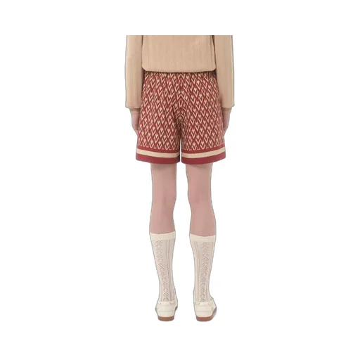 Valentino All-Over Geometric Printed Shorts