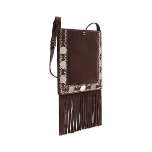 Valentino	NellcÔTe Fringed Edge Shoulder Bag