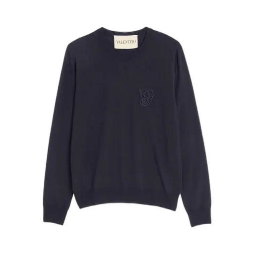 Valentino	Logo Embroidered Crewneck Jumper