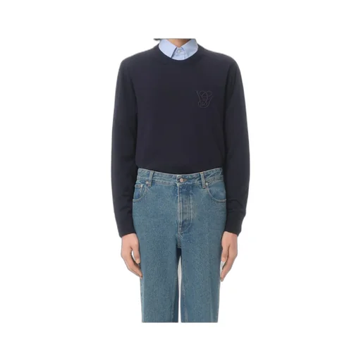 Valentino	Logo Embroidered Crewneck Jumper