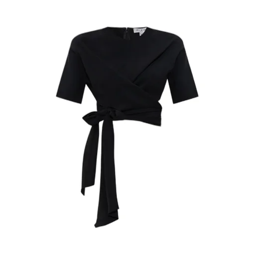 Alaa Bow Embellished Backless Top