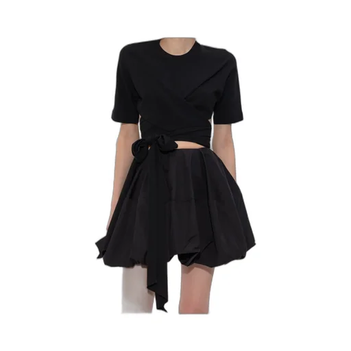 Alaa Bow Embellished Backless Top