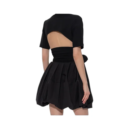 Alaa Bow Embellished Backless Top