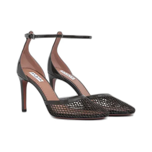 Fishnet Pointed Pumps