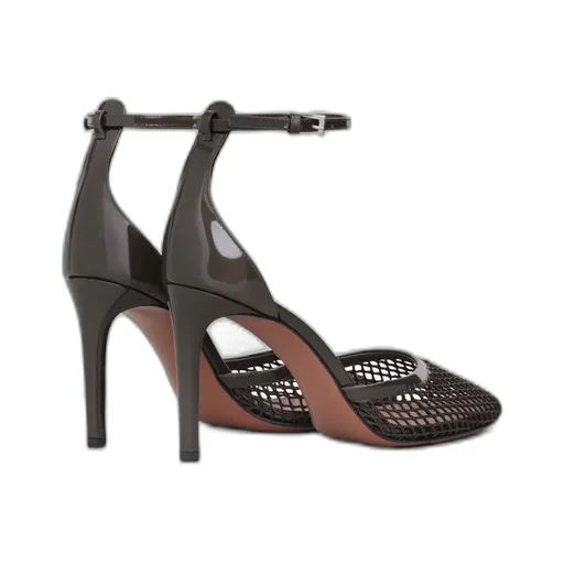 Fishnet Pointed Pumps