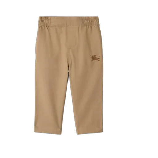 Burberry Kids Logo-Embroidered Trousers