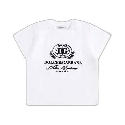 Dolce & Gabbana Kids Dg Printed Short-Sleeved Jersey T-Shirt