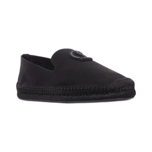 Christian Louboutin Logo Patch Slip-On Espadrilles