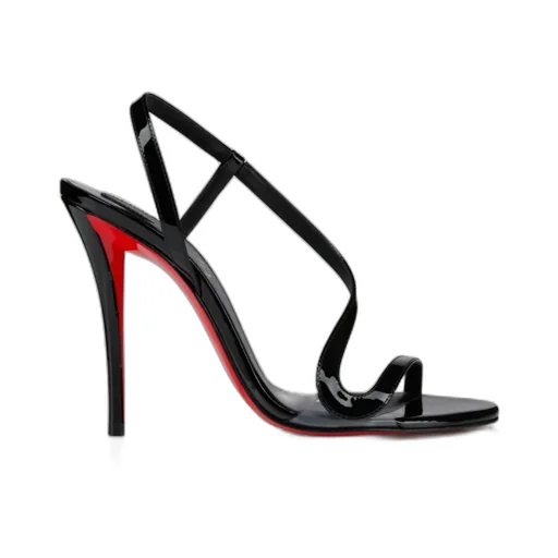 100Mm Pink Z Leather Slingback Heeled Sandals