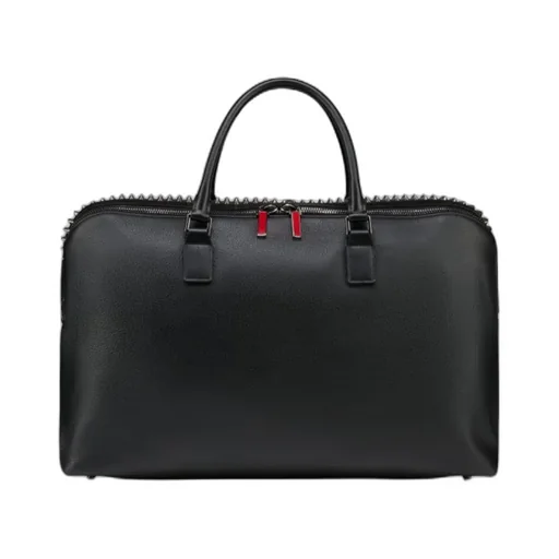 Studded Leather Tote Bag